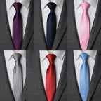 Solid Zipper Necktie