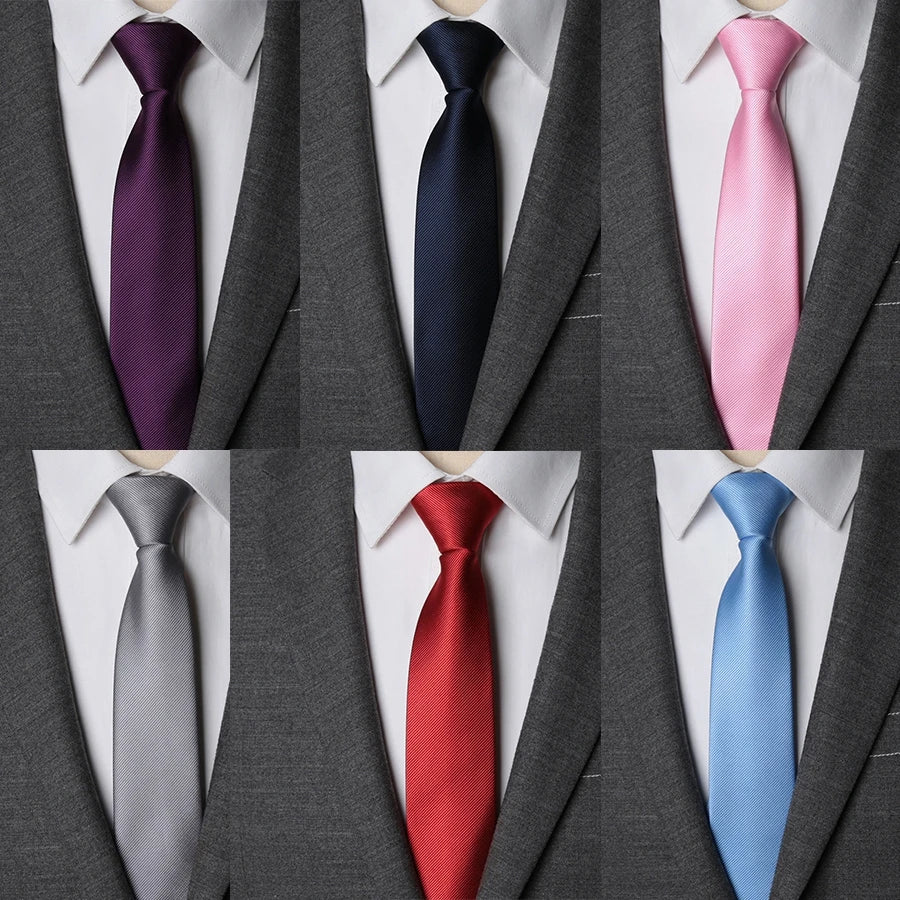 Solid Zipper Necktie