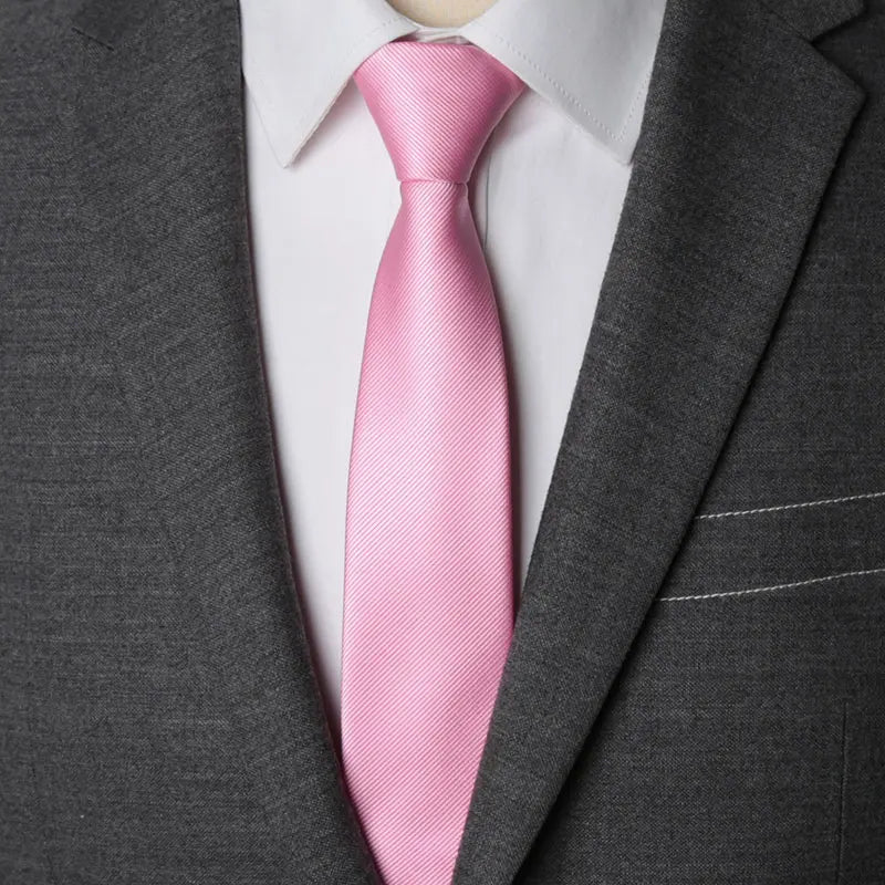 Solid Zipper Necktie