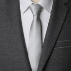 Solid Zipper Necktie