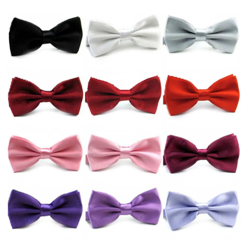 Kids Solid Bow Tie